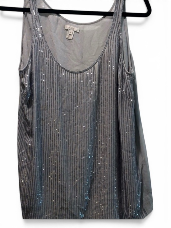 J. Crew Tops - J. Crew Gray Sequin Tank Top